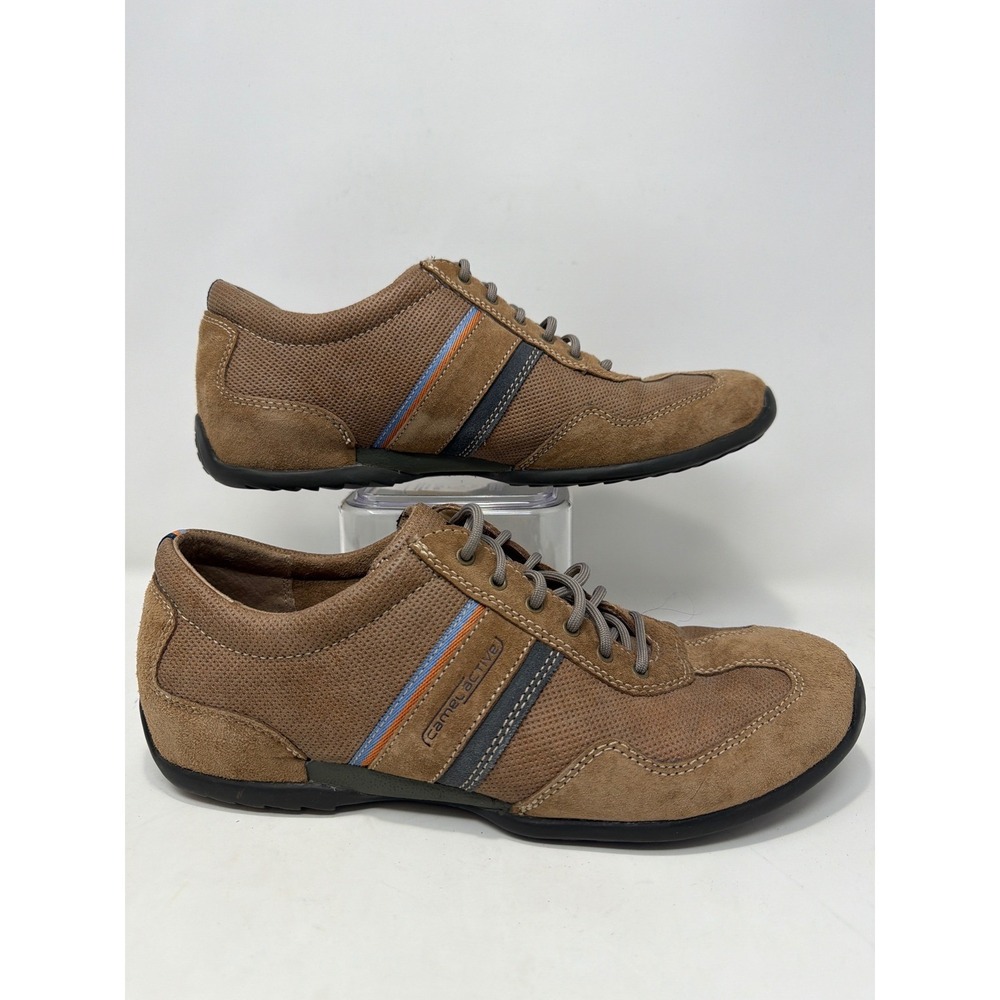 Camel Active Space Mens‎ Brown Leather Suede Fashion Sneakers Shoes Size 9.5